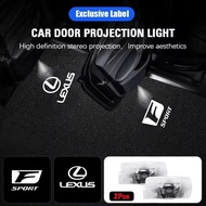 HD Car Led Door Projector Lamp Welcome Light For Lexus F SPORT IS250 IS200 CT200h GS300 LS430 RX450h