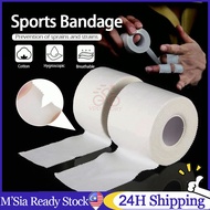 READY STOCK 🔥 Sport Tape Strapping Tape Long size  Ankle Tape Football Rigid Athletic Cotton Tape Su