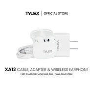 TYLEX XA13 Lightning Type Accessories Package Deal (Type C to Lightning Cable, Charger Adapter And W