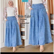 KULOT JEANS ALAZKA PALAZO JUMBO/ CELANA WANITA PAYUNG / UKURAN BIG SIZE  PREMIUM