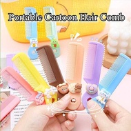 READY STOCK✨ Cartoon Mini Hairbrush Comb Portable Cute Children Hairdressing Soft Round Fringe Comb