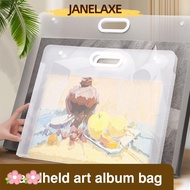 JANELAXE932JN File Folder, Waterproof Portable Painting Paper Storage Bag, High Quality 4K/8K/16K A2