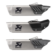 for C400GT C400X R1 R3 R7 R6 zx25r zx6r Motorcycle M12 Exhaust Mid-Pipe Universal Tail Section Syste