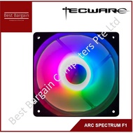 Best Bargain - TECWARE ARC SPECTRUM F1 DUAL 120MM RGB FANS (REQUIRE ARC SPECTRUM CONTROLLER TO WORK)