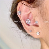 Fashion Magnetic Earings Set White Crystal Clip Earing Hikaw Magnet Diamond Earrings Non Piercing fo