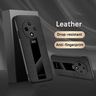 Casing for Oppo A3 Pro (China) 5G A3Pro PJY110 Phone Case Leather Acrylic Carbon Fiber Soft Silicone