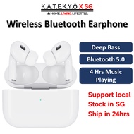 [KATEKYO X SG] Super Bass True Wireless Bluetooth In-Earphones | Stereo Wireless Headset | Earbuds