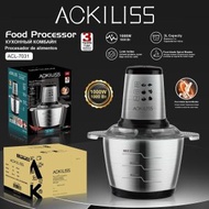 其他品牌 - 家用3L高容量不鏽鋼電動絞肉機多功能碎肉機料理機 自動攪拌機