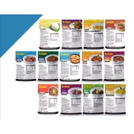 Brahim's Ready To Eat Sedia Dimakan Rendang Ayam Daging Masak Hitam Sambal Kerutukl