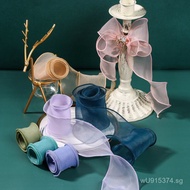 Flower Hat Baking Cake Apparel Ribbon Wave Gift Accessories Ribbon Gift Box Hair Accessories Edge Sh