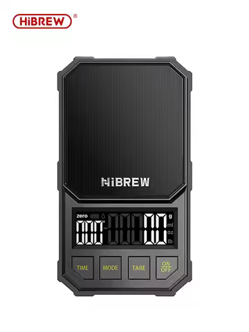 HiBREW 1000g/0.1g Digital Coffee Bean Electronic Scale with Auto Timer LED Screen High Precision Pou