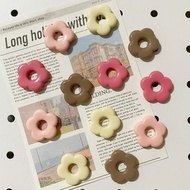 16 Morandi Hollow Flowers/Multifunctional Strong Magnetic Refrigerator Stickers/3D Three-Dimensional