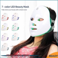 LED Photon Facial Mask Skin Rejuvenation 7 Color Light Therapy Tool Face Skin Care Tools
