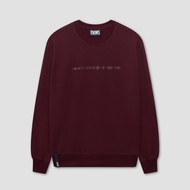 DAVIE JONES เสื้อสเวตเตอร์ Logo Regular Fit Sweater SW0041 สีเทา เขียว แดง ขาว