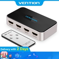 Vention HDMI Switch 4K 2K HDMI Converter 1080P 3D 3 in 1 out HDMI Splitter Switcher for Xbox 360 PS5