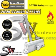 [Original] YALE Surface Mounted Heavy Duty Fire Rated Door Closer C-77EN4 (Non-Hold Open) Fire Rated