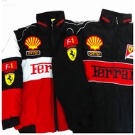 F1 jaket lelaki racing Jacket baju lelaki long sleeve retro motorcycle jacket motorcycle suit Ferrar