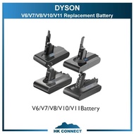 ＊限時優惠＊ 【原裝正貨】 Dyson V6/V7/V8/V8 Slim/V10/V10 Slim/V11/V12/V12S/V15 吸塵機 代用電池 <平行進口> 2200mah/3000mah/4