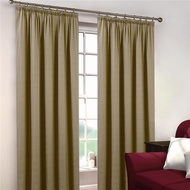 GYC2001-Gold (Buy Height Fixed Width） Gyrohome Ring/Rod/Hook 1pc Solid Color Jacquard Blackout Curtain Drape Window Home BalconyGYC2001-1