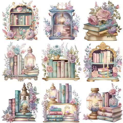 Fantasy Book Stickers Crafts And Scrapbooking stickers kids toys book Decorative sticker DIY Station