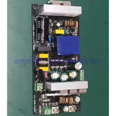 LLC power amplifier switching power supply for electronic tube tube amplifier 300W, with delay funct