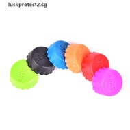 //L2SG//  6pcs Reusable Silicone Bottle Caps Beer Cover Soda Cola Lid Wine Saver Stopper .