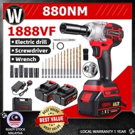 【3 Year Warranty】XTITAN 1888VF Heavy Duty Brushless Impact Wrench Cordless Hight Torque 880nm Spanne