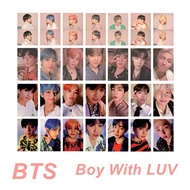 7pcs/set Kpop BTS Boy With LUV Paper Photo Cards Autograph Photocard