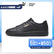 PUMA BASICS - รองเท้าผ้าใบ Smash 3.0 L สีดำ  - 39098710