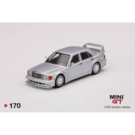 MINI GT MERCEDES-BENZ 190E EVOLUTION SILVER
