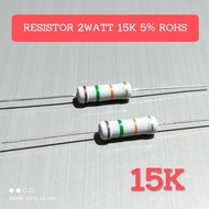 (5 PCS) 2WATT 2W 15K 1.5K OHM CF 5% ROHS RESISTORS