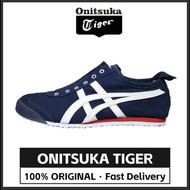 【100% Original 】Onitsuka Tiger MEXICO 66 SLIP-ON Blue White D3K0N-5099 Low Top Unisex Sneakers