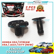 Honda Civic SO4 ES 1.7 S5A Stream Jazz City Fender Cover Clip Black