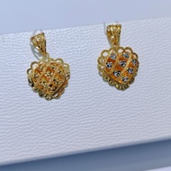 375 gold openwork love pendant B31