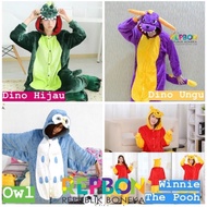Onesie Cute Animal cosplay Doll Clothes Adult Thick Onesie Clothes Anime Animal Dino Unicorn Dinosau