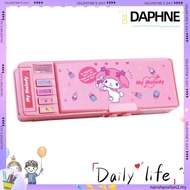 DAPHNE-HOME Pencil , Double Layer Double Password Lock Mechanism Pencil Box, Astronaut Design Plasti