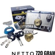 Terbaru KUNCI PINTU GUDANG PAGAR GRENDEL OTO GERBANG DORONG GESER STAINLES 304 100% ori