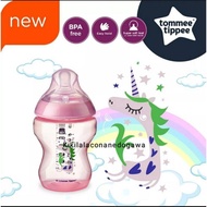 Tommee Tippee Closer To Nature 9oz /260ml Bottle New Soft Teat 3m+ Medium Flow