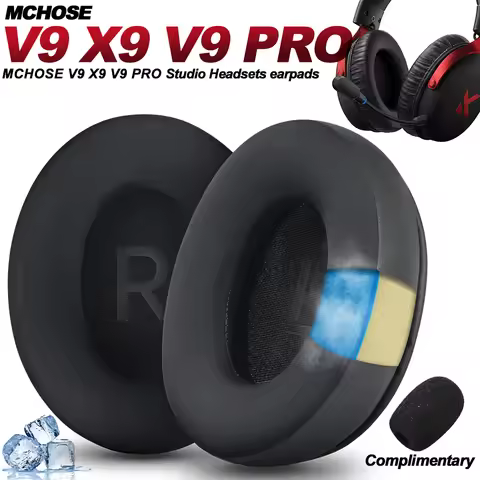 Ear Pads for MCHOSE V9 V9 PRO mchose X9 Replacement Foam Headphones memory foam Earpads Protein