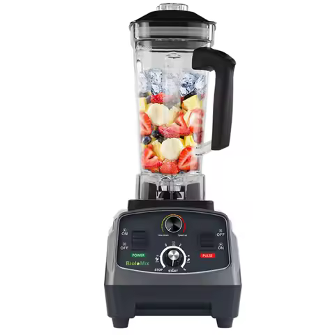 2501-3000W Heavy-Duty Commercial Grade Timer Blender 2.1-2.5L BPA-Free Jar Food Fruit Juicer Battery