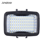 Andoer Ultra Bright 1800LM 3 Modes Waterproof Underwater 40m 5500K 60pcs LED Diving Fill-in Light Vi