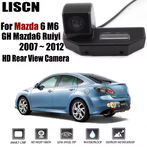 Rear Camera For Mazda 6 M6 GH Mazda6 Ruiyi 2007 ~ 2012 / Backup Parking Camera / CCD / Night Vision