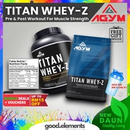 Agym Nutrition Titan Whey | Whey-Z Halal Whey Protein Blend Powder Fitness Gym Supplement New Formul