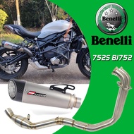 Full System Exhaust For Benelli 752S BJ752 Motorcycle Exhaust Muffler Escape Front Middle Link  Pipe