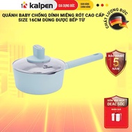Express Non-Stick Marble Pattern Magnetic Bottom Premium Kalpen Flat BQ16 16CM gia dung Duc
