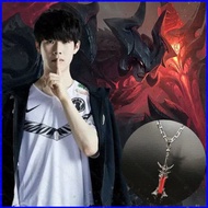 LOL League of Legends Aatrox Necklace Fashionable Versatile Neck Chain Game Peripherals Jewelry