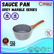 Cypruz Non-Stick Frying Pan Sauce Pan Marble Induction 16cm - 18cm