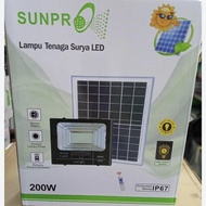 SUNPRO S-200 SOLAR LIGHT 200WATT LAMPU SOROT LED TENAGA SURYA
