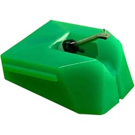 AT-VMN95E Turntable Stylus - Green Elliptical Replacement Needle for Audio-Technica VM95 Series
