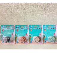 Attoon Silicone Pacifier For Children's Development From 0+months Round-Flat Head There Are 4 Colors